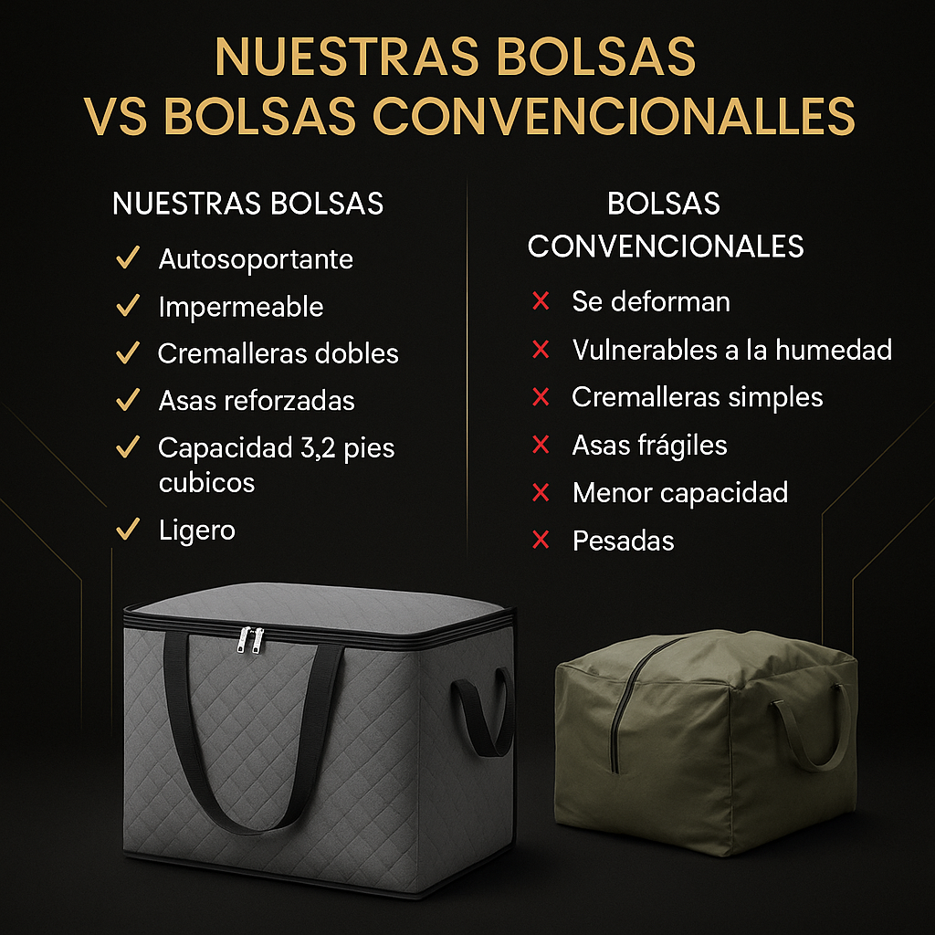 4 piezas Armario de almacenamiento portátil para ropa, mantas y edredones, impermeable.