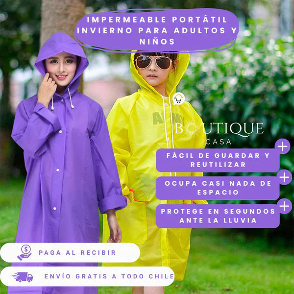 Impermeable Invierno Aurora Shield para Adultos y Niños