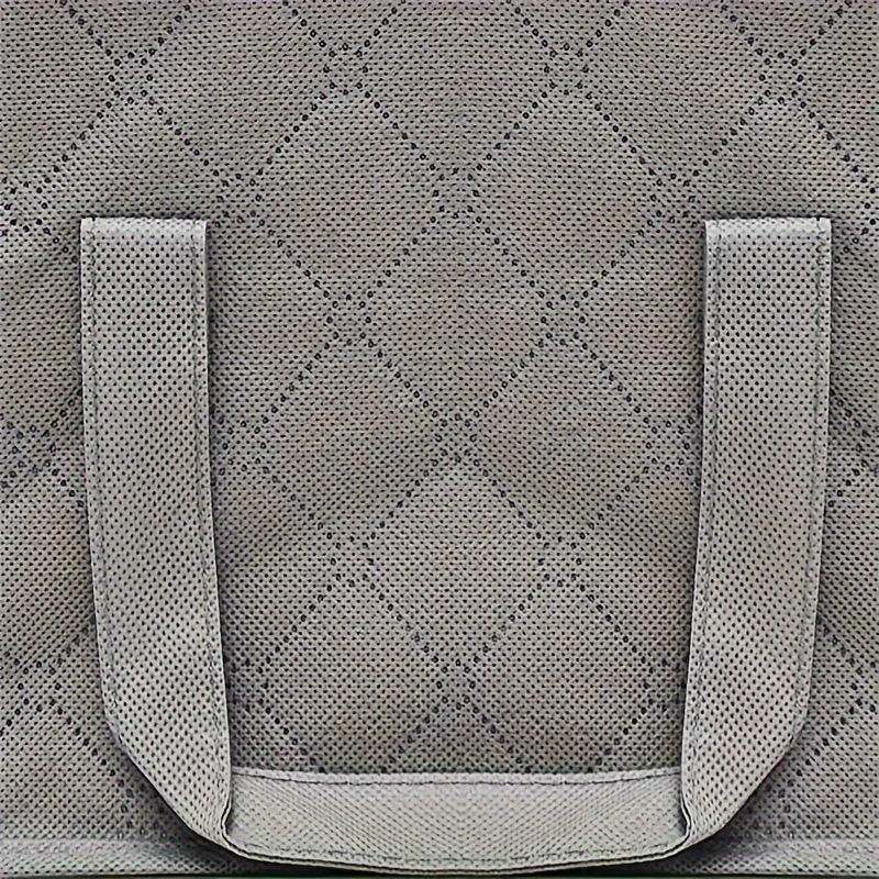 4 piezas Bolsas de almacenamiento de tela - Armario de almacenamiento portátil autosoportante para ropa, mantas y edredones, impermeable, con cremalleras dobles y asas mejoradas - Capacidad de almacenamiento cerrado inferior a 3,2 pies cúbicos, ligero inf