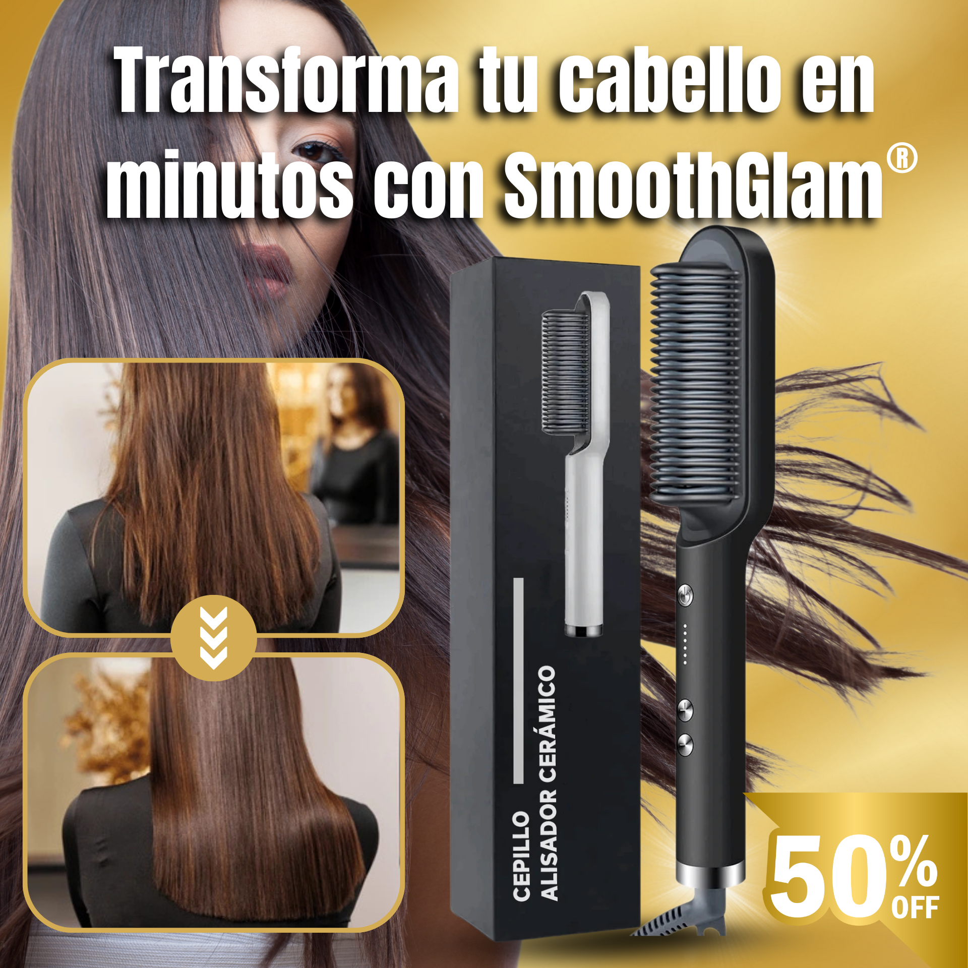 SmoothGlam®  | Transforma tu cabello en solo segundos