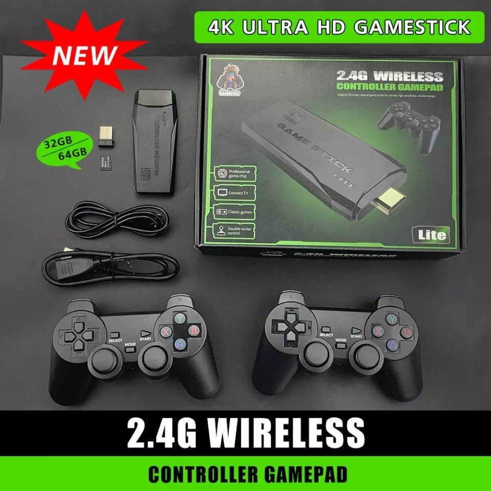 CONSOLA DE JUEGOS Game Stick Lite - ¡Más de 10.000 Juegos! 🎮