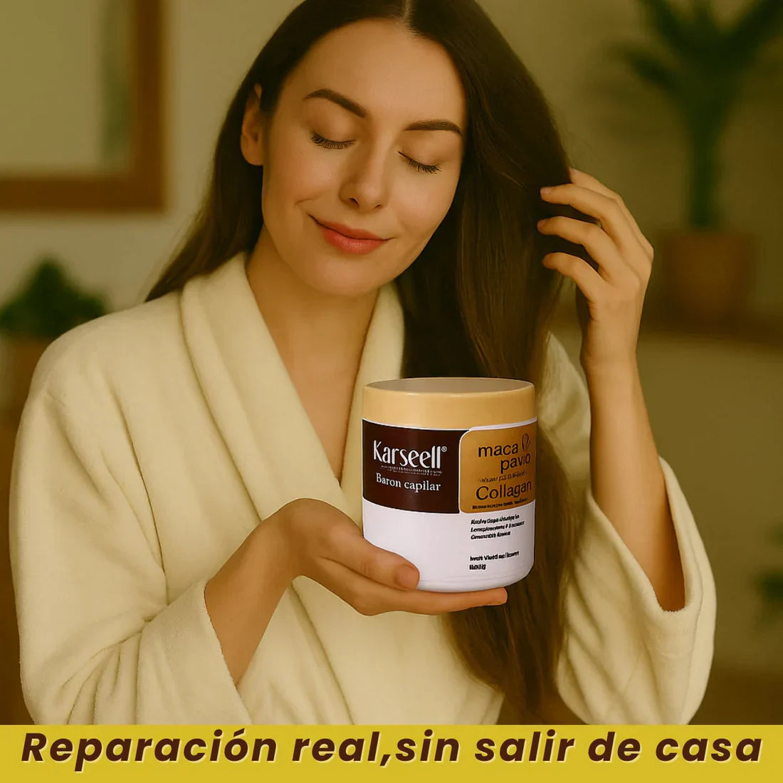 PROMOCIÓN 2 X 1 -Mascarilla capilar de colágeno Karseell + conjunto de aceite de argán
