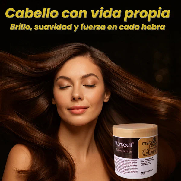 PROMOCIÓN 2 X 1 -Mascarilla capilar de colágeno Karseell + conjunto de aceite de argán