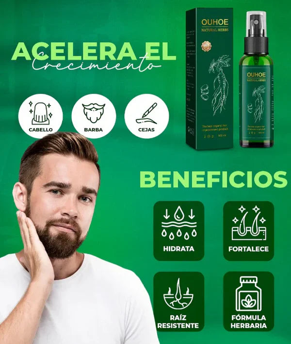 2 x 1 - Tonico profesional para el crecimiento del cabello (Tratamiento completo)🔥