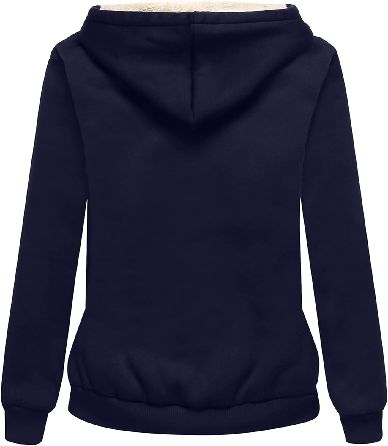 SWISSWELL Sudaderas con capucha para mujer, forro polar de invierno, con cremallera completa, forro de sherpa grueso
