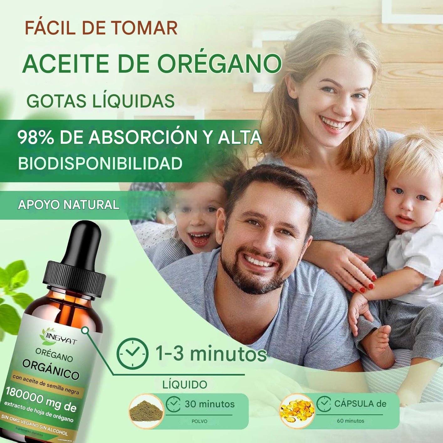 2 x 1 - Aceite de Orégano Premium 🌿