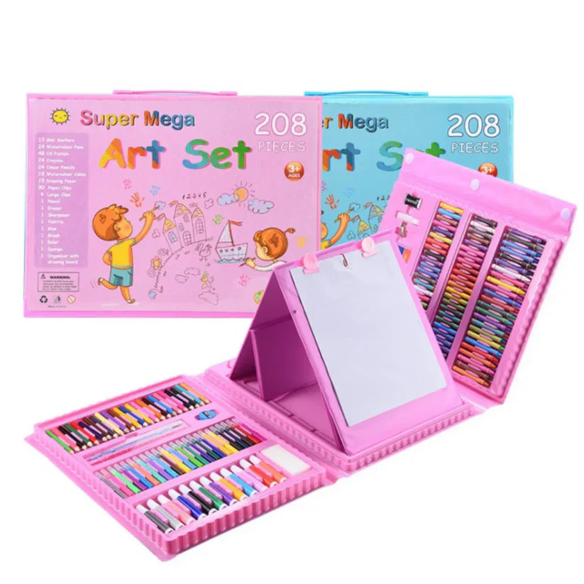 ArtiCraft Pro™ - Set de Arte de 208 Piezas 🖍️LA MALETA IDEAL PARA EL REGRESO A CLASES🖍️