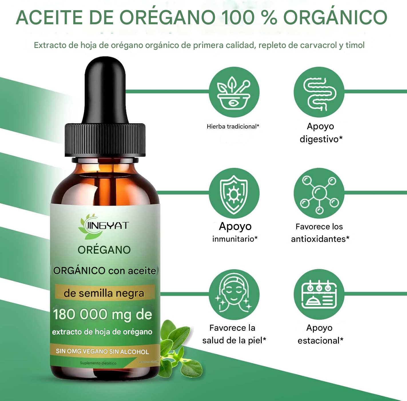 2 x 1 - Aceite de Orégano Premium 🌿
