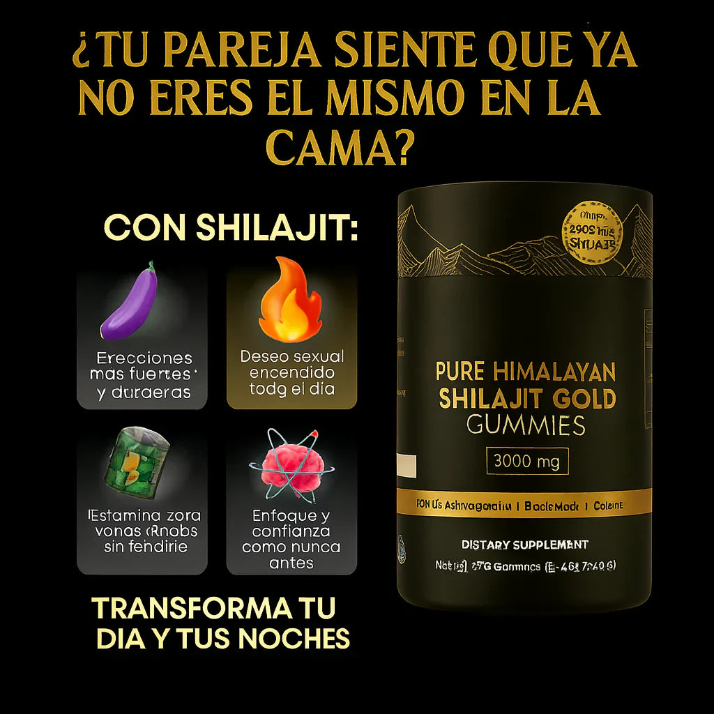 GOMITAS DE SHILAJIT - OFERTA POR ESTE MES🔥