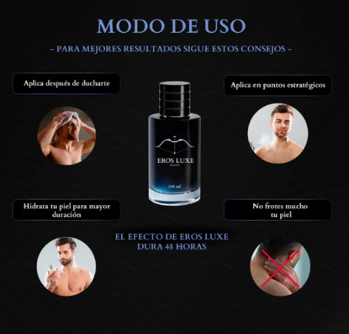 Perfume Eros Luxe - FEROMONAS