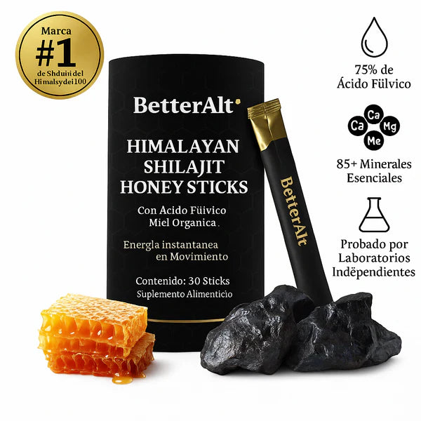 Palitos de miel pura Shilajit del Himalaya - 1 pack (30)
