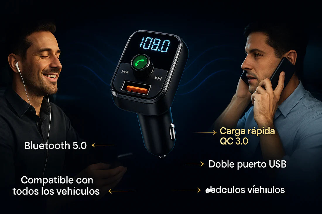 SafeDrive Bluetooth - Conduce seguro, conecta sin distracciones.