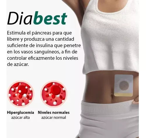 Parches para bloquear carbohidratos y azúcar - DIABEST SOLO POR HOY 2X1