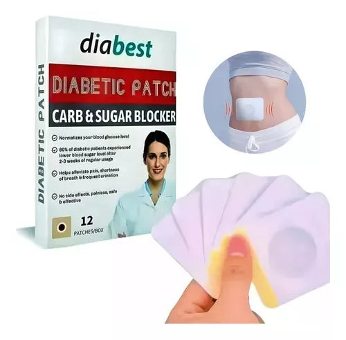 Parches para bloquear carbohidratos y azúcar - DIABEST SOLO POR HOY 2X1
