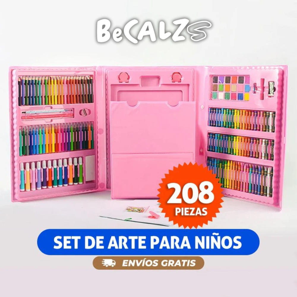 ArtiCraft Pro™ - Set de Arte de 208 Piezas 🖍️LA MALETA IDEAL PARA EL REGRESO A CLASES🖍️