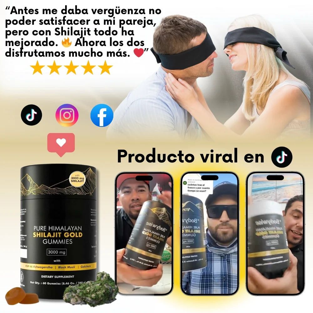 GOMITAS DE SHILAJIT - OFERTA POR ESTE MES🔥