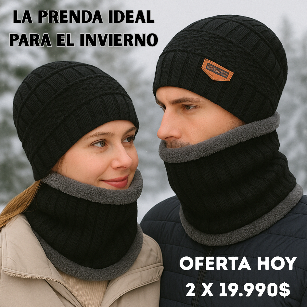 Gorro de Invierno Unisex con Protección en el Cuello - 😱OFERTA EXCLUSIVA 2X1😱