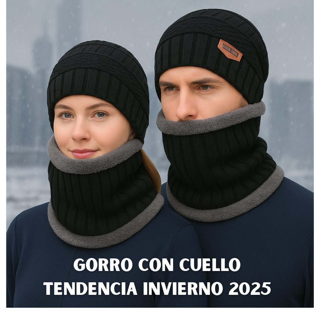 Gorro de Invierno Unisex con Protección en el Cuello - 😱OFERTA EXCLUSIVA 2X1😱