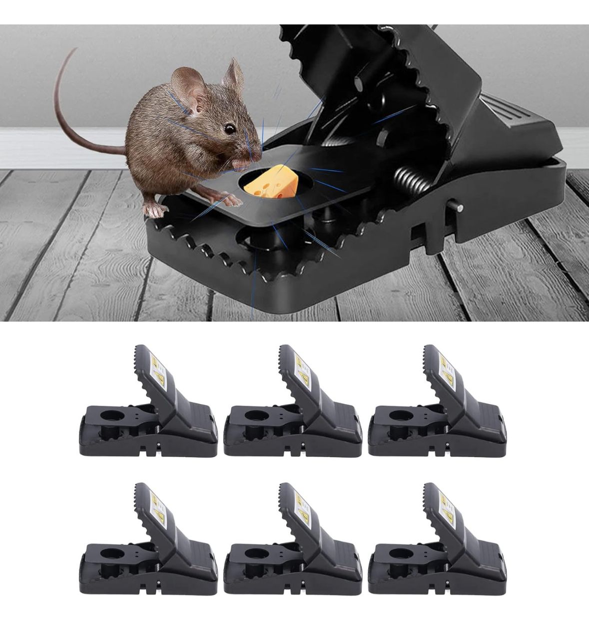 TRAMPA PARA RATAS Y RATONES (PACK 6 UNIDADES)