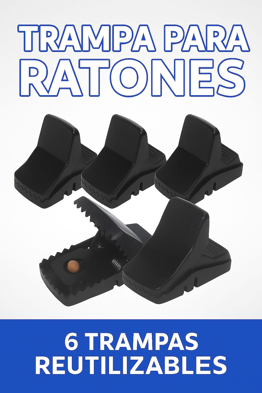 TRAMPA PARA RATAS Y RATONES (PACK 6 UNIDADES)