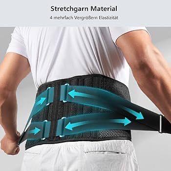 Faja térmica de soporte para el dolor lumbar