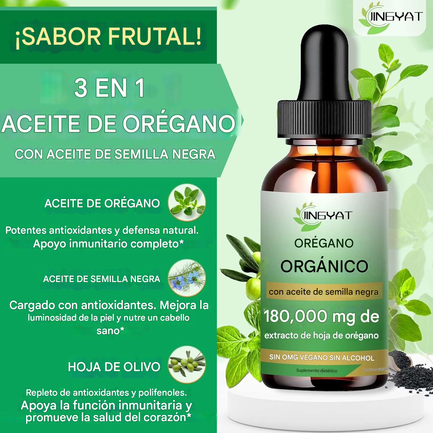 2 x 1 - Aceite de Orégano Premium 🌿