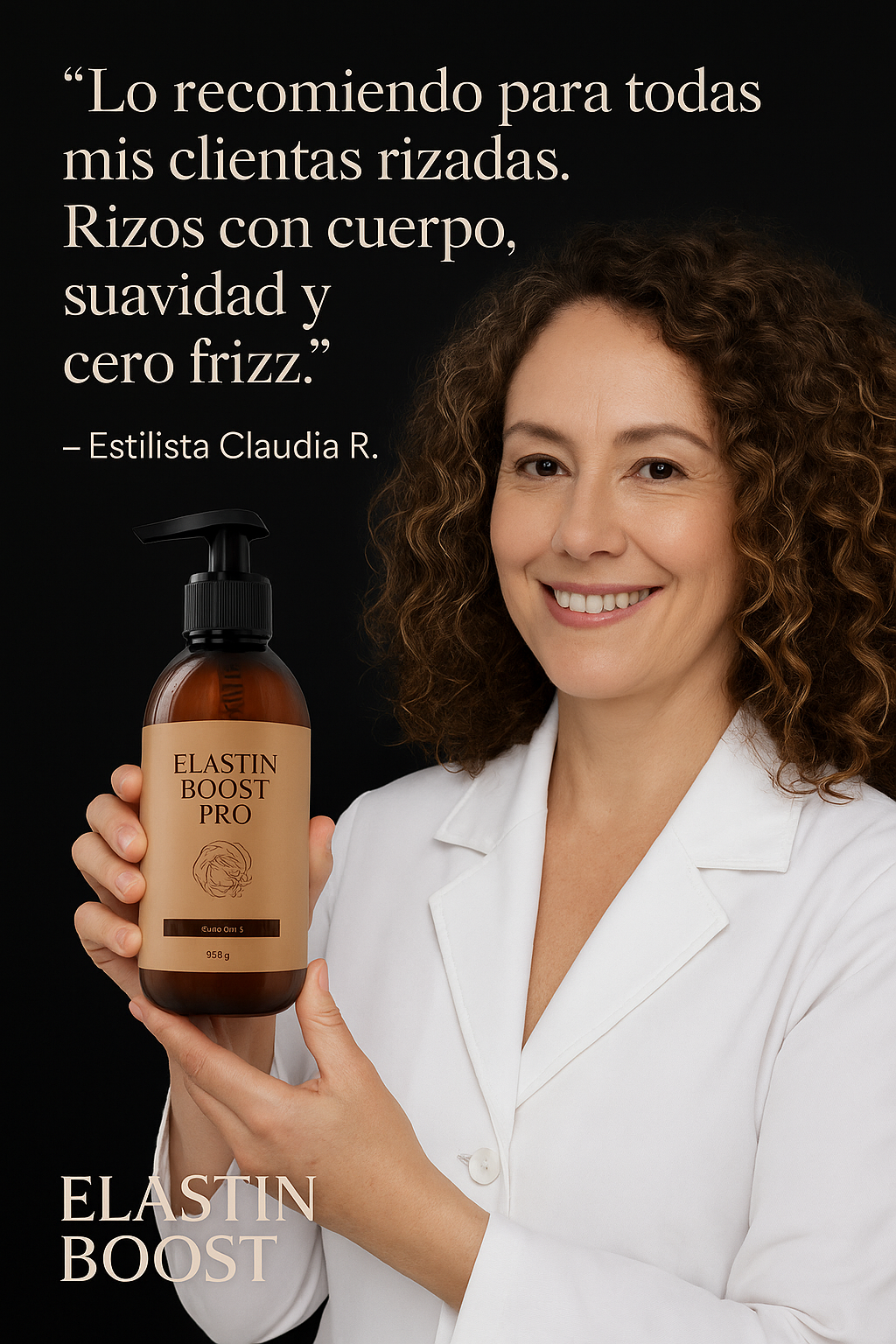 ELASTIN BOOST PRO – ¡Rizos con Vida y Definición Profesional en Casa!