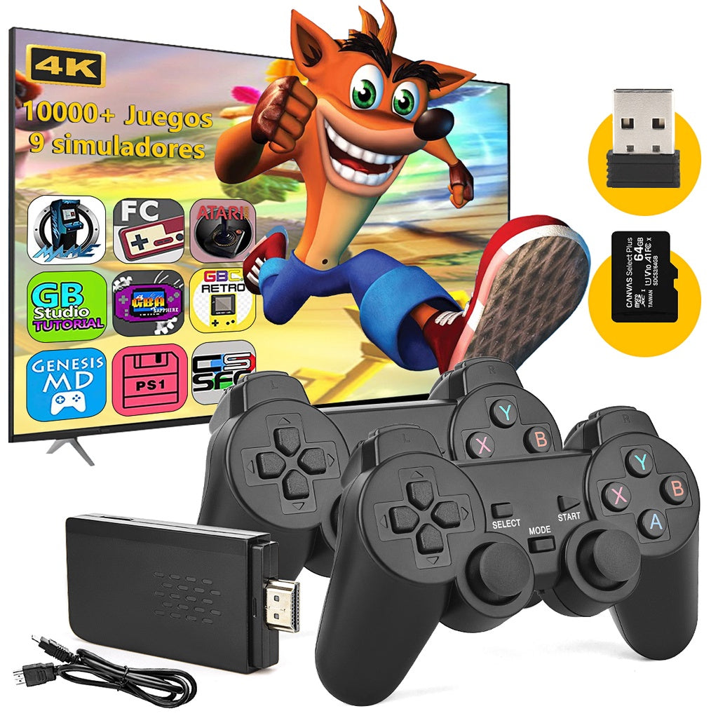 CONSOLA DE JUEGOS Game Stick Lite - ¡Más de 10.000 Juegos! 🎮