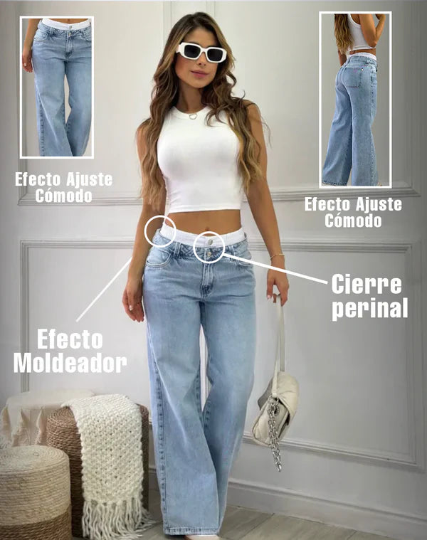 Pantalones Vaqueros Holgados - Levanta Cola